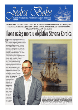 Ikona na&scaron;eg mora u objektivu Stevana Kordica`