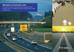 Materijali za označavanje cesta