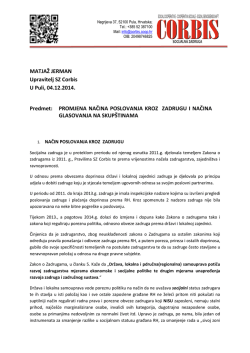 MATJAŽ JERMAN Upravitelj SZ Corbis U Puli