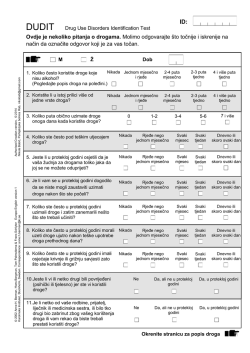 Ovdje je nekoliko pitanja o drogama. Molimo