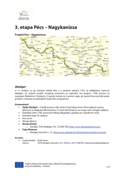 3. etapa Pécs – Nagykanizsa