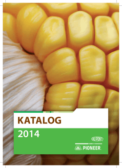 Pioneer katalog proizvoda 2014