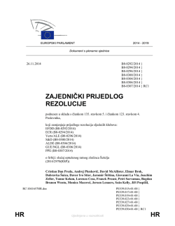 hr hr zajednički prijedlog rezolucije
