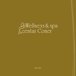 Wellness & spa centar Coner | Katalog usluga