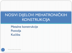 MK_p02_nosivi dijelovi MK – metalne konstrukcije, postolja