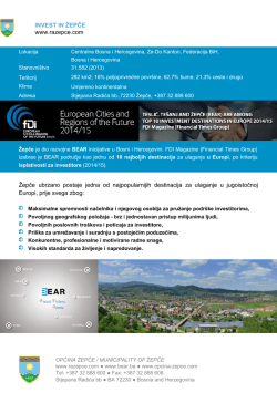 Investirajte u Žepče