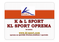 Sportska oprema - KL SPORT oprema doo