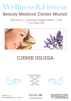 Cjenik usluga - preuzmite PDF
