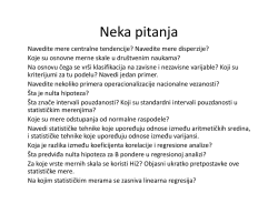 Neka pitanja