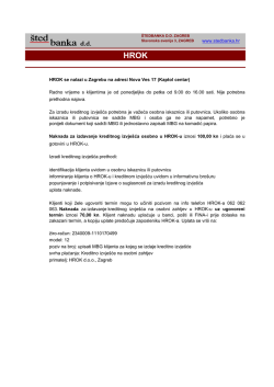 HROK - &Scaron;tedbanka dd