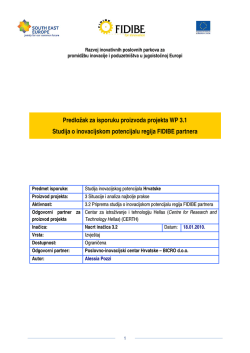 Studija inovativnog potencijala