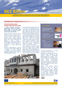 REZ Bilten br. 16 &ndash; Decembar / Prosinac 2012