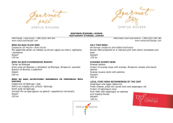 Carpaccio od inćuna i slani inćuni File palamide pečen na ro&scaron;tilju na