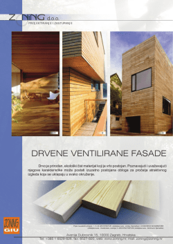 drvene ventilirane fasade - Drvo