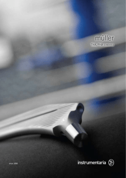 m&uuml;ller - Instrumentaria