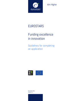 Guidelines - Eurostars