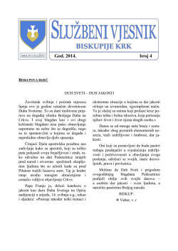 Službeni vjesnik 4-2014