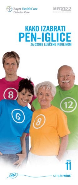 Kako izabrati pen - iglice za osobe liječene inzulinom