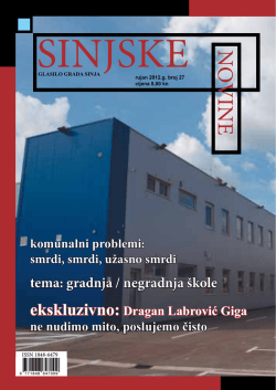 Preuzmi PDF - Kulturno umjetničko sredi&scaron;te Sinj