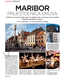 MARIBOR Jeli STO NicA okusa,