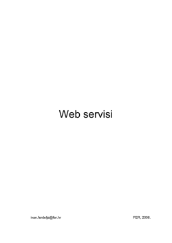Web servisi