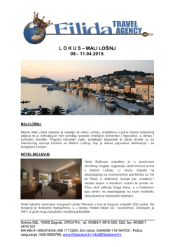 L O K U S &ndash; MALI LO&Scaron;INJ 09.- 11.04.2015.
