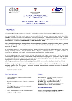 PRVI POZIV - Ured za razminiranje