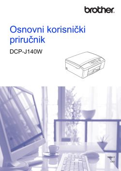 Osnovni korisnički priručnikDCP-J140W