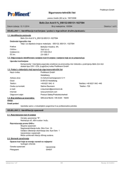 Sigurnosno-tehnički list