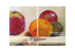 Pravilna ishrana - Udruženje dijabetičara Kantona Sarajevo &ndash; udks