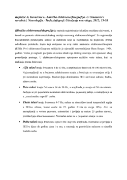 KLINIČKA ELEKTROENCEFALOGRAFIJA