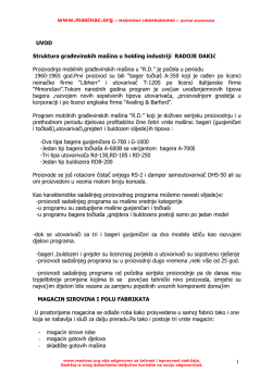 1 UVOD Struktura građevinskih mašina u holding