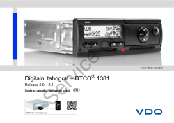 Digitalni tahograf – DTCO 1381