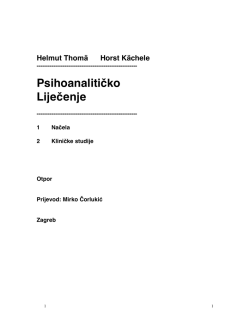 Psihoanalitičko Liječenje - balint