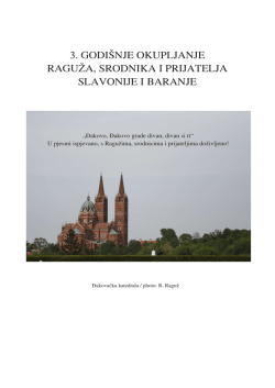 izvje&scaron;taju - Raguži 1610.