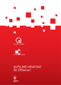 KUPUJMO HRVATSKO Be CROative!
