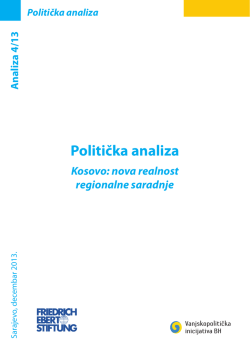Politička analiza - Fondacije Friedrich Ebert