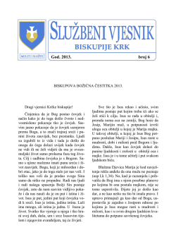Službeni vjesnik 6-2013