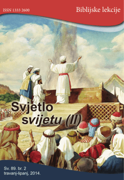 svijetu (II) - Seventh Day Adventist Reform Movement
