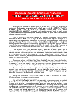 ME UNARODNI NOGOMETNI TURNIR MLA IH PIONIRA (U