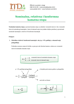 Nominalni, relativni i konformni kamatnjak