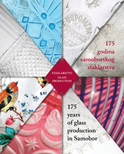 175 godina samoborskog staklarstva 175 years of glass production
