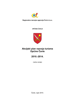 Akcijski plan razvoja turizma Općine Čavle 2010.-2014.