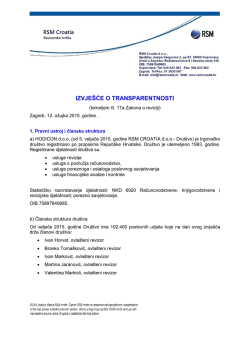 - RSM Croatia doo