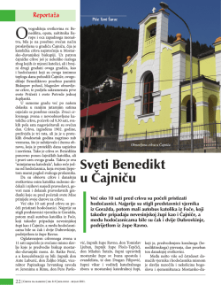 Sveti Benedikt u Čajniču, Crkva na kamenu, kolovoz