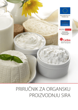 PRIRUČNIK ZA ORGANSKU PROIZVODNJU SIRA