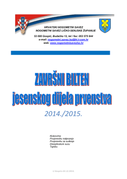 preuzmi dokument - Nogometni Savez Ličko