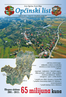 pregled..... - Općina Sveti Ilija