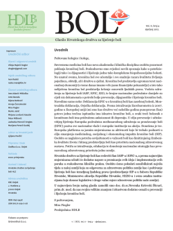 Preuzmi PDF - Hrvatsko dru&scaron;tvo za liječenje boli