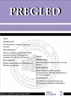 PREGLED ĉasopis za dru&scaron;tvena pitanja Broj 2 Godina 2012